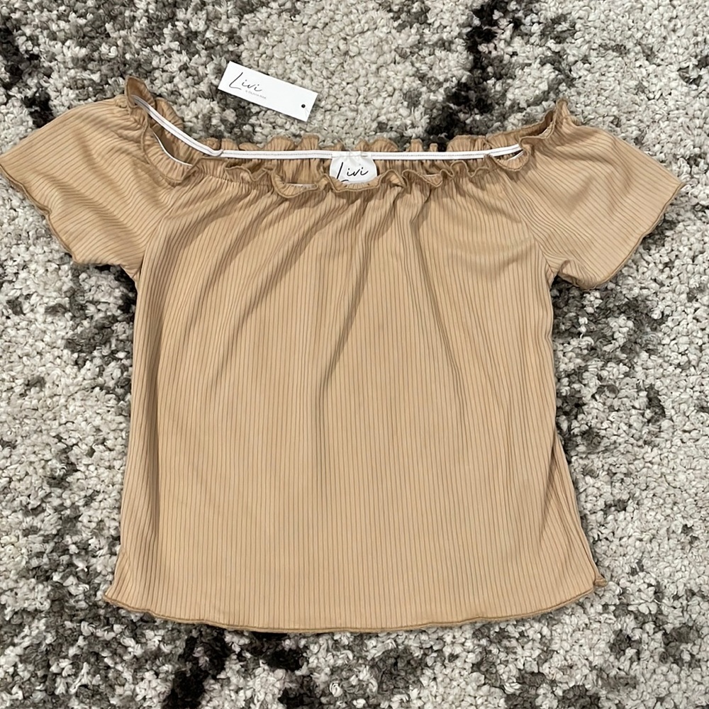 Off Shoulder Cropped